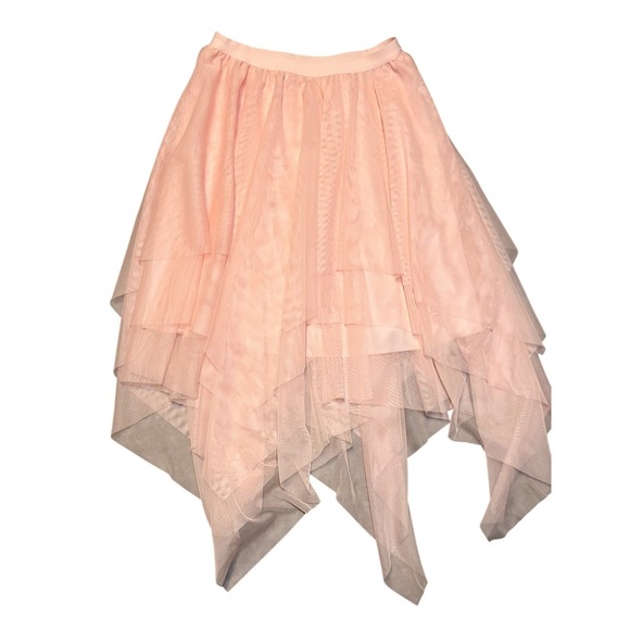Versona Dresses & Skirts - Versona S Pink Layered Star Sheer Tulle Tutu Skirt Balletcore‎ Glenda Girlhood